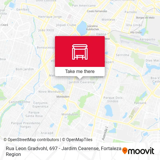 Rua Leon Gradvohl, 697 - Jardim Cearense map