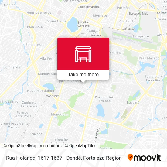 Rua Holanda, 1617-1637 - Dendê map
