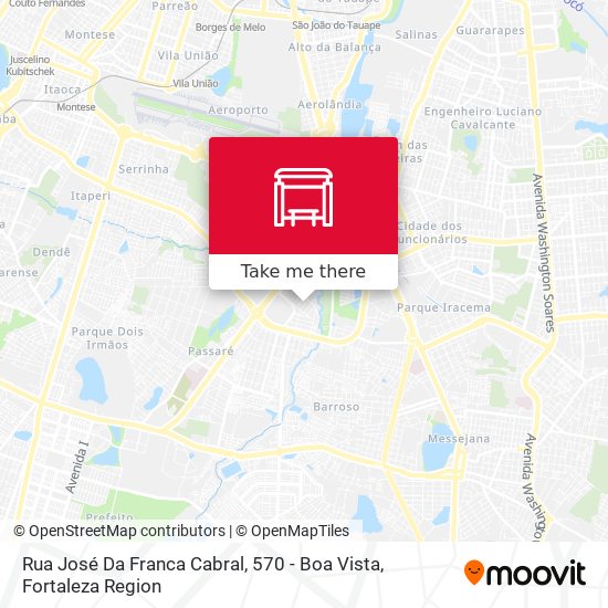 Rua José Da Franca Cabral, 570 - Boa Vista map