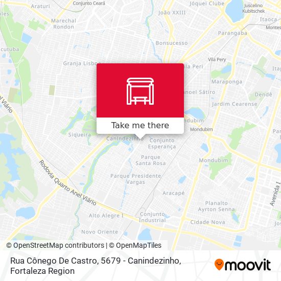 Rua Cônego De Castro, 5679 - Canindezinho map