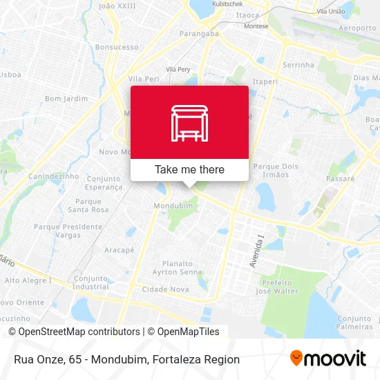 Rua Onze, 65 - Mondubim map