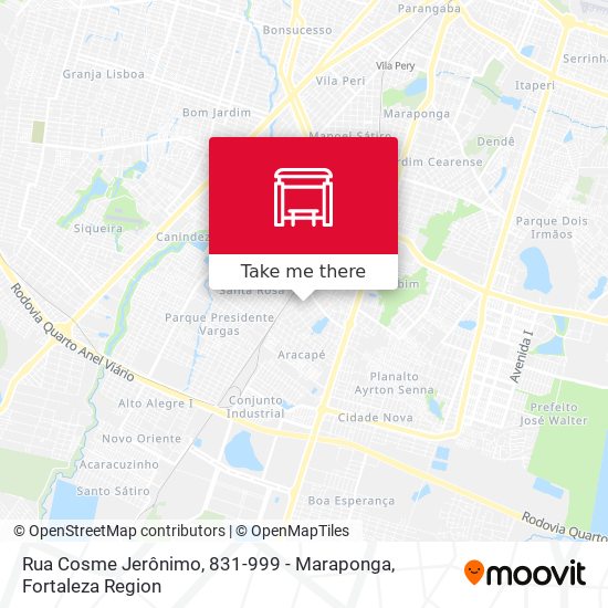 Rua Cosme Jerônimo, 831-999 - Maraponga map