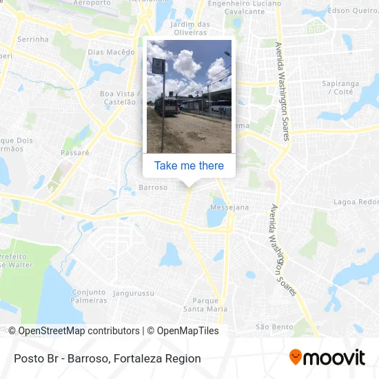 Posto Br - Barroso map