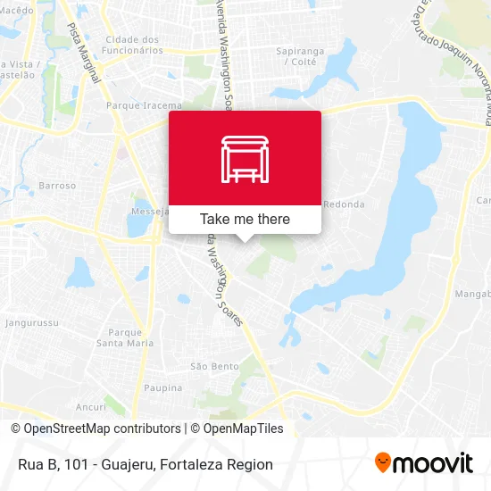 Rua B, 101 - Guajeru map