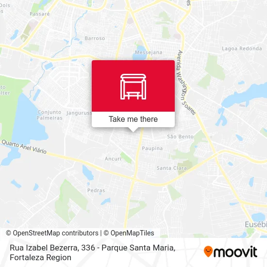 Rua Izabel Bezerra, 336 - Parque Santa Maria map