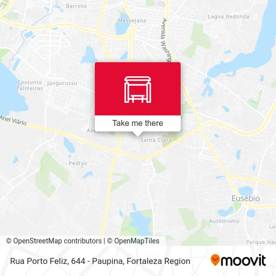 Rua Porto Feliz, 644 - Paupina map
