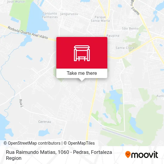 Rua Raimundo Matias, 1060 - Pedras map