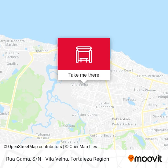 Rua Gama, S/N - Vila Velha map