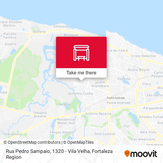 Rua Pedro Sampaio, 1320 - Vila Velha map