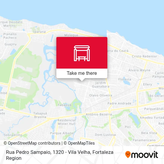 Rua Pedro Sampaio, 1320 - Vila Velha map