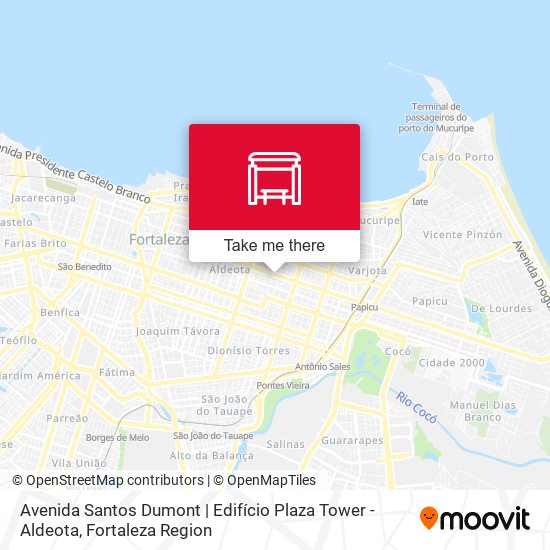 Avenida Santos Dumont | Edifício Plaza Tower - Aldeota map