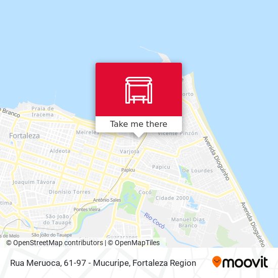 Rua Meruoca, 61-97 - Mucuripe map