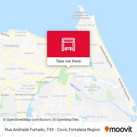 Rua Andrade Furtado, 749 - Cocó map