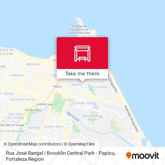 Rua José Rangel | Brooklin Central Park - Papicu map