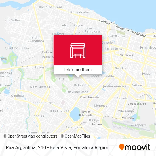 Rua Argentina, 210 - Bela Vista map