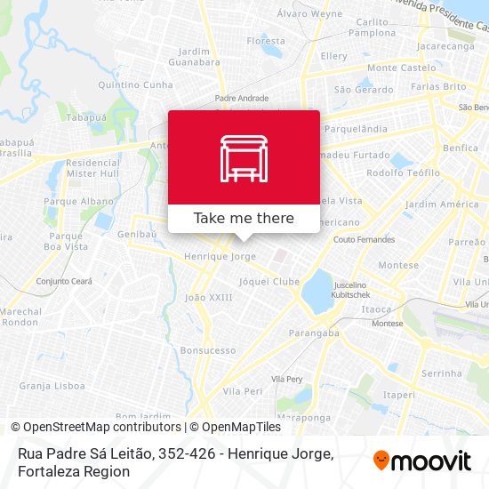 Rua Padre Sá Leitão, 352-426 - Henrique Jorge map