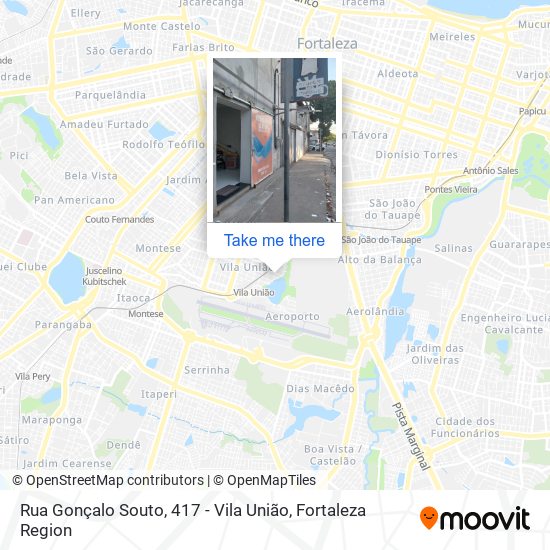 Rua Gonçalo Souto, 417 - Vila União map