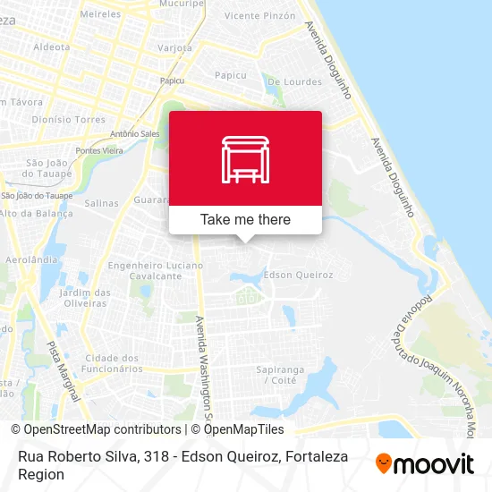 Rua Roberto Silva, 318 - Edson Queiroz map