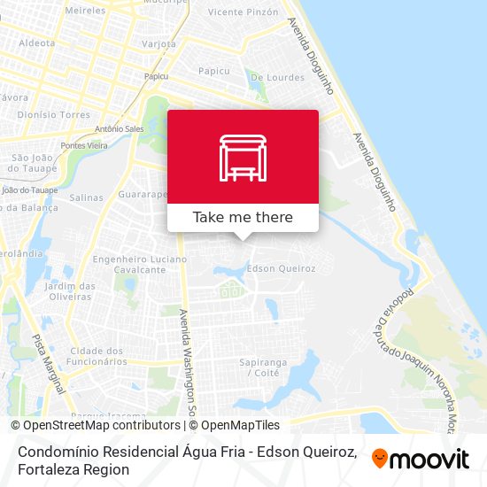 Condomínio Residencial Água Fria - Edson Queiroz map