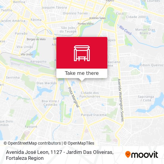 Avenida José Leon, 1127 - Jardim Das Oliveiras map