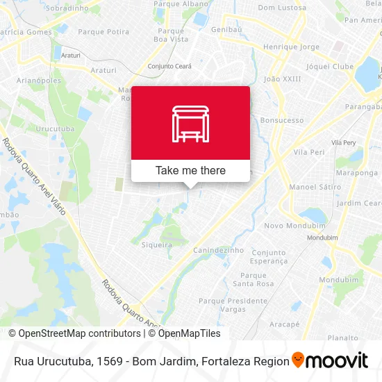 Rua Urucutuba, 1569 - Bom Jardim map