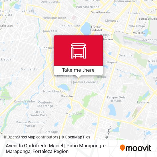 Avenida Godofredo Maciel | Pátio Maraponga - Maraponga map