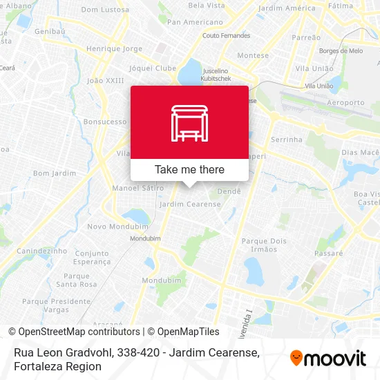 Rua Leon Gradvohl, 338-420 - Jardim Cearense map