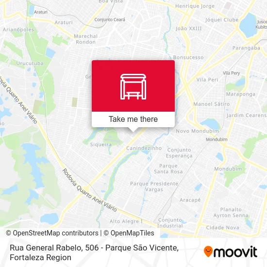 Rua General Rabelo, 506 - Parque São Vicente map