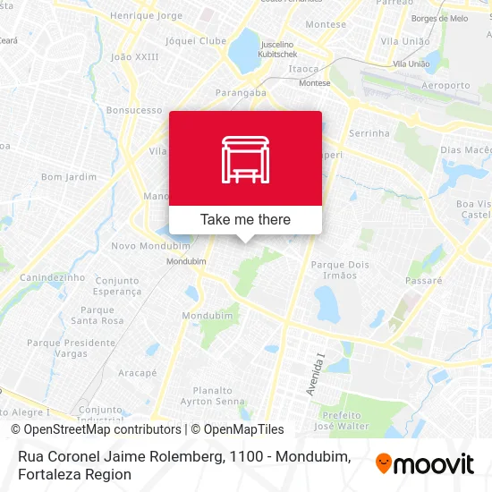 Rua Coronel Jaime Rolemberg, 1100 - Mondubim map