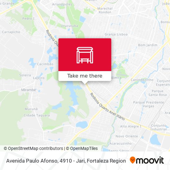 Avenida Paulo Afonso, 4910 - Jari map