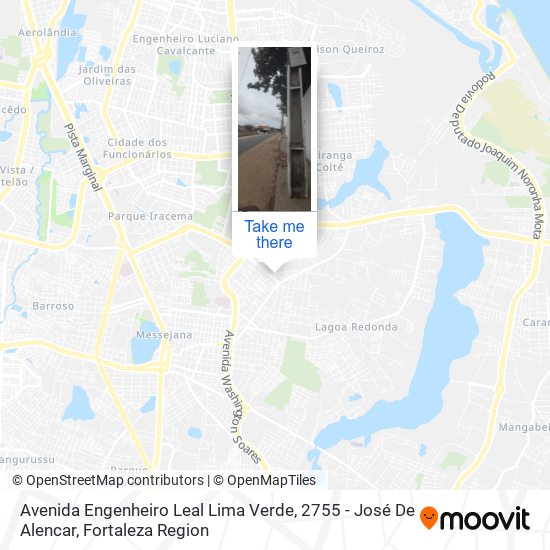 Avenida Engenheiro Leal Lima Verde, 2755 - José De Alencar map