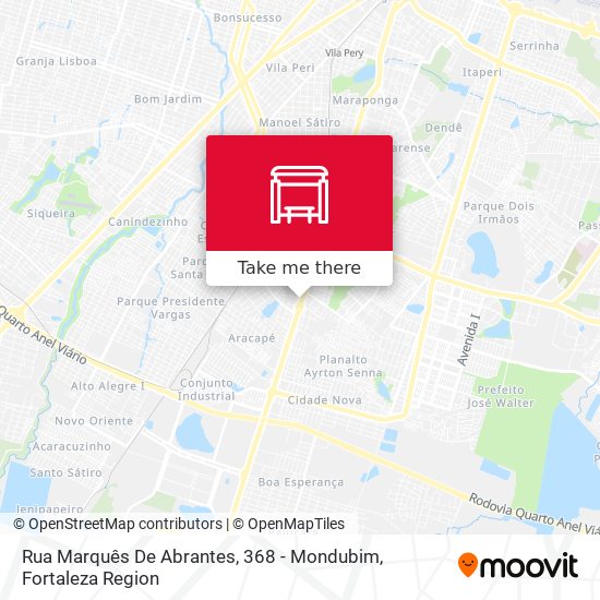 Rua Marquês De Abrantes, 368 - Mondubim map