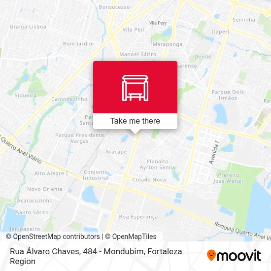 Rua Álvaro Chaves, 484 - Mondubim map