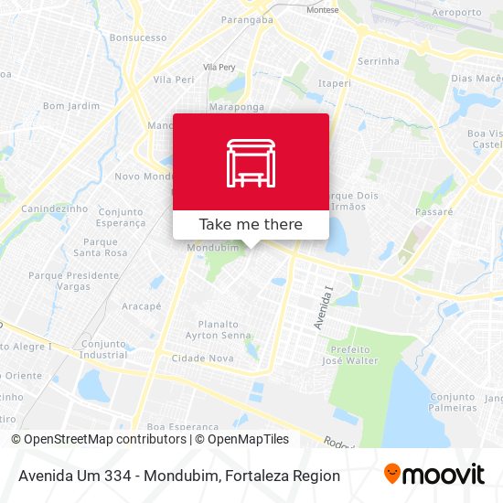 Avenida Um 334 - Mondubim map