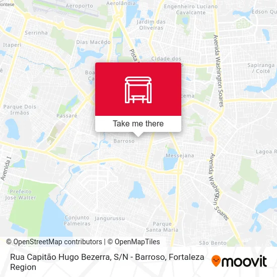 Rua Capitão Hugo Bezerra, S / N - Barroso map