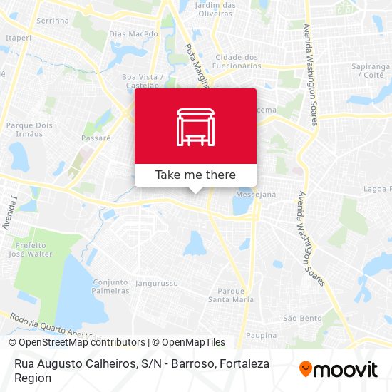 Rua Augusto Calheiros, S / N - Barroso map