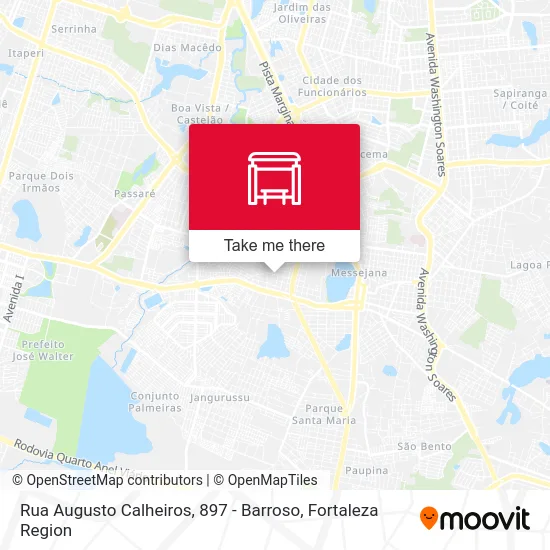 Rua Augusto Calheiros, 897 - Barroso map