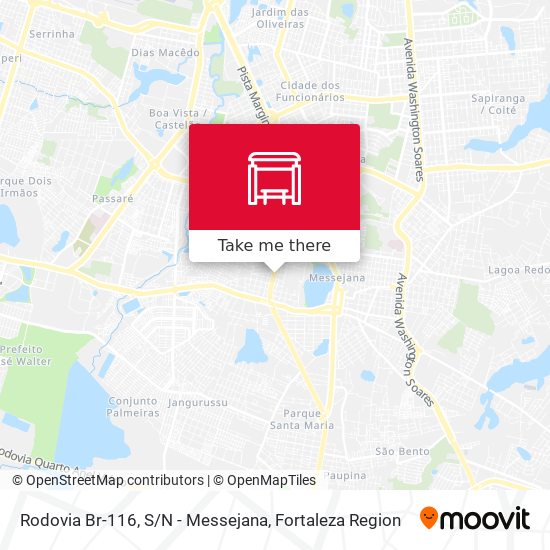 Rodovia Br-116, S / N - Messejana map