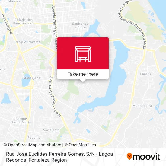 Rua José Euclides Ferreira Gomes, S / N - Lagoa Redonda map