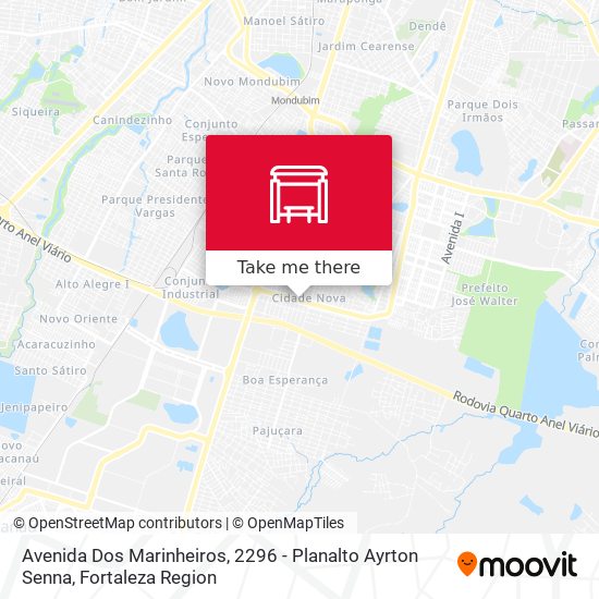 Avenida Dos Marinheiros, 2296 - Planalto Ayrton Senna map