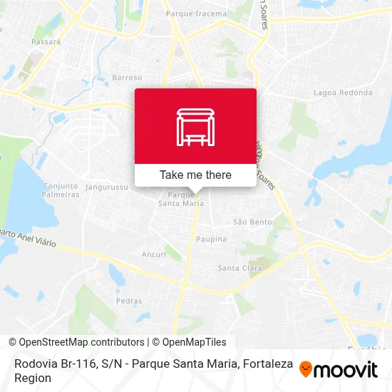 Rodovia Br-116, S / N - Parque Santa Maria map