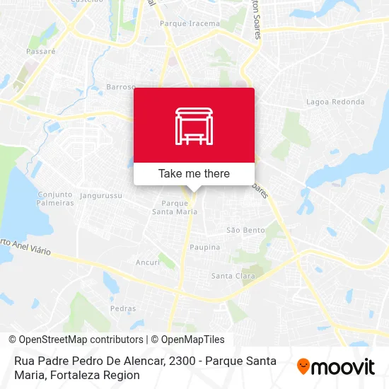 Rua Padre Pedro De Alencar, 2300 - Parque Santa Maria map