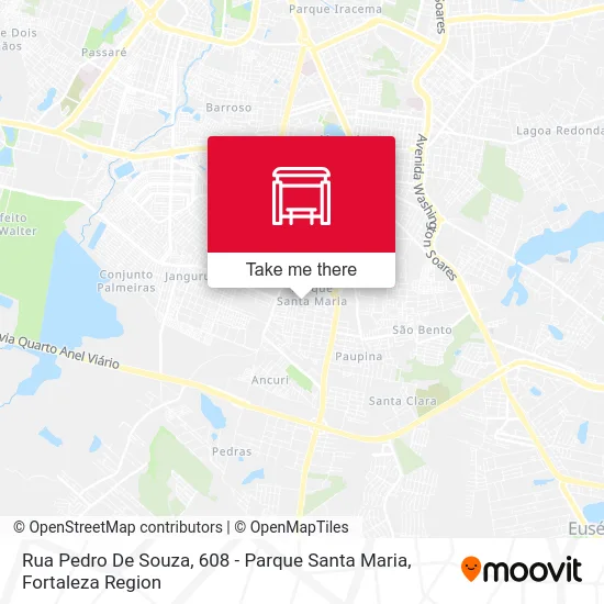 Rua Pedro De Souza, 608 - Parque Santa Maria map