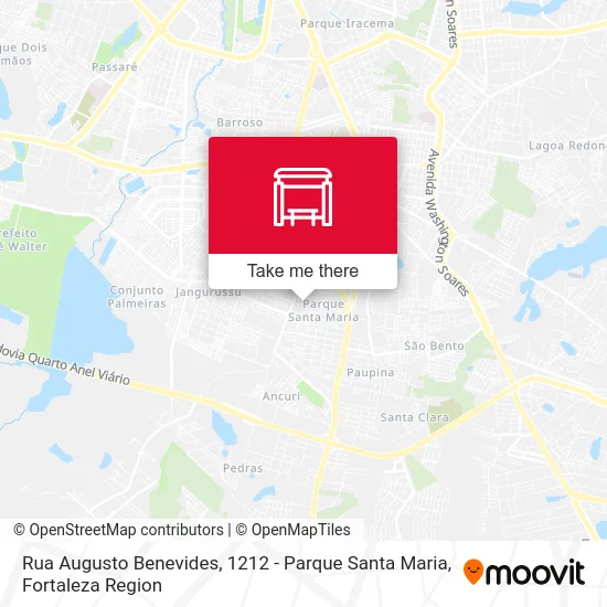 Rua Augusto Benevides, 1212 - Parque Santa Maria map