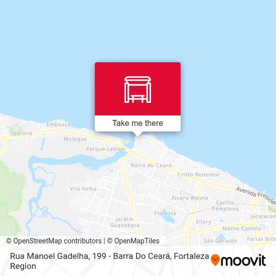 Rua Manoel Gadelha, 199 - Barra Do Ceará map