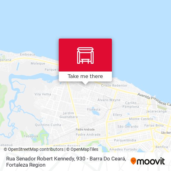 Rua Senador Robert Kennedy, 930 - Barra Do Ceará map