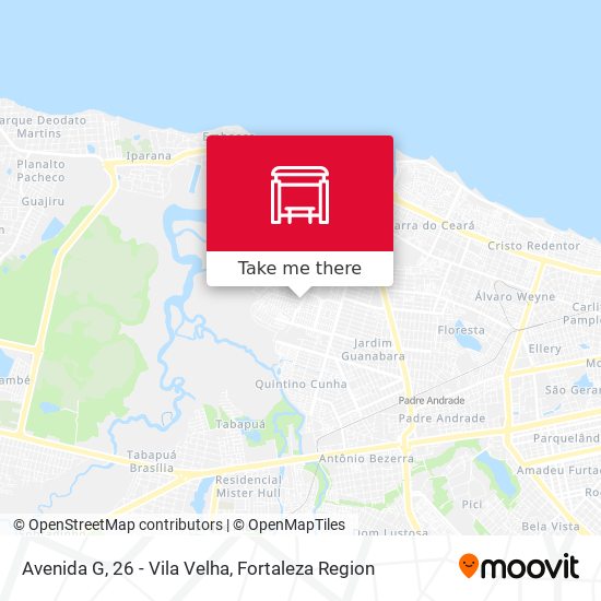Avenida G, 26 - Vila Velha map
