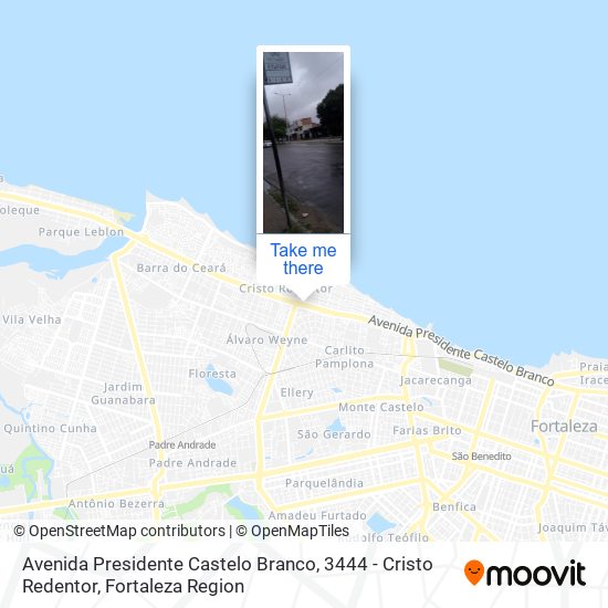 Avenida Presidente Castelo Branco, 3444 - Cristo Redentor map