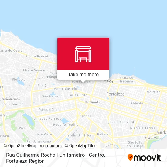 Rua Guilherme Rocha | Unifametro - Centro map