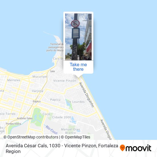 Avenida César Cals, 1030 - Vicente Pinzon map